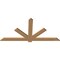 Ekena Millwork Kennewick Timber Gable Bracket, Western Red Cedar, 84"W x 42"H x 1 1/2"D x 5 1/2"F, 12/12 Pitch GBW084X42X0206KEN00SWR - alternate 2